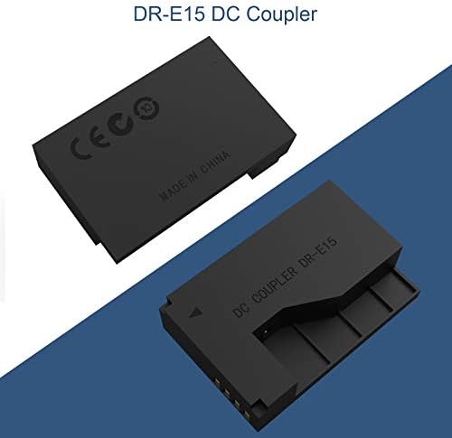 F1TP ACK-E15 AC Power Adapter DR-E15 Dummy Battery Coupler Kit for Canon EOS SL1 / 100D / Kiss X7 Cameras