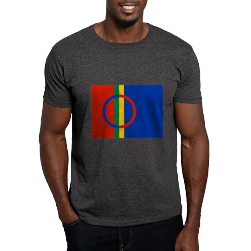 CafePress Sami Flag Dark T Shirt Men's Traditional Fit White Casual Tshirt