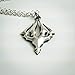 Hollow Knight King's Brand silver pendant - video game cosplay jewelry - necklace
