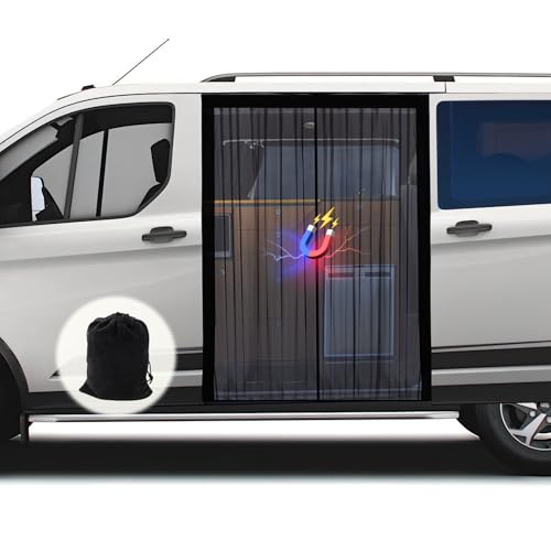 ZATOOTO mosquitera Furgoneta Camper con magnetismo, mosquitera Coche para Mercedes Vito Mercedes Marco Polo Ford Transit Custom, Cierre magnético Cent...
