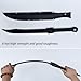 High Strength Polypropylene Martial Arts Training Sword - Unbreakable PP Plastic with Leather Sheath, Dragon Hilt Design，Black Practice Katana Sword For Role-Playing and Stage Performance