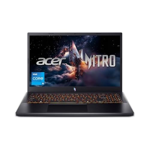 Acer Nitro V Gaming Laptop | Intel Core i5-13420H Processor | NVIDIA GeForce RTX 4050 Laptop GPU | 15.6″ FHD IPS 165Hz Display | 8GB DDR5 | 512GB Gen 4 SSD | Wi-Fi 6 | Backlit KB | ANV15-52-586Z