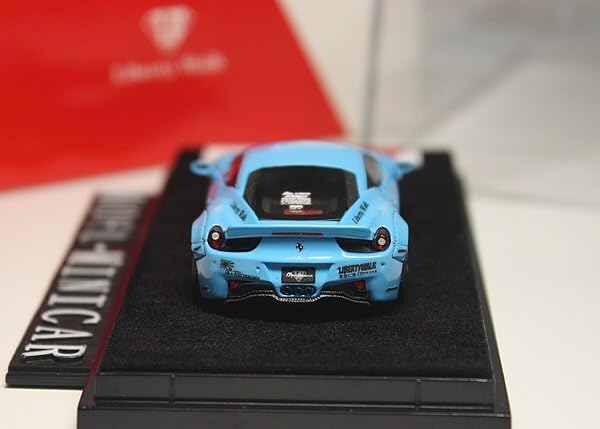 TP LBWK フェラーリ 458 ブルー　ゼロファイター　1/64 ミニカー Amazon | △完売！Baby Blue！限定品！TP 1/64 フェラーリ