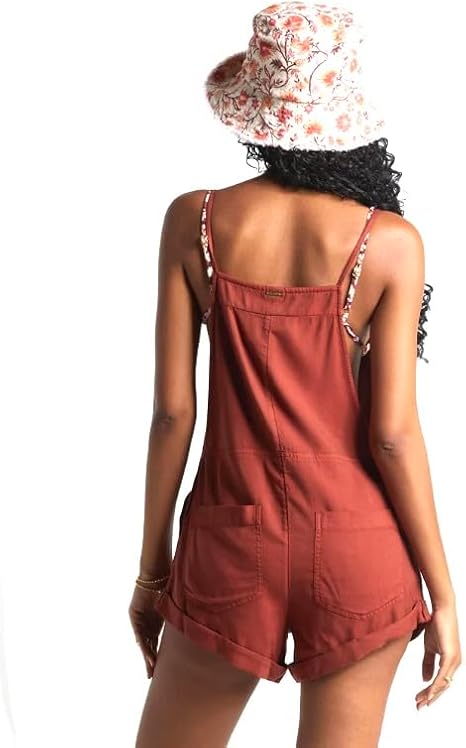BILLABONG - レディースロンスプ Amazon.com: Billabong Women's Wild Pursuit Overall Choc Chip