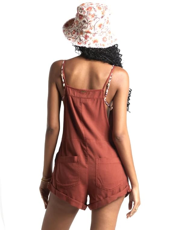 Image of Billabong Women's Wild Pursuit Cotton Twill Blend Romper