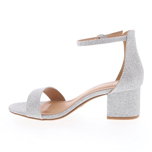 Image of TOP Moda Darcie-1 Ankle Strap Dressy High Heel Sandal, Non-slip Sole, For Wedding, Party, Prom, Evening Wear, or Any Occasion, Sleek Style Block Heel Sandals