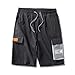 Produktbild Klappbarer Tisch Shorts Sommer Shorts Komfortable Atmungsaktive Shorts Lose Shorts Fashion Outdoor LCSHAN (Color : Gray, Size : 4XL)