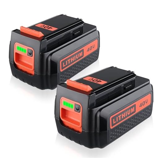VANTTECH LBXR36 4.0Ah Replacement Battery for Black and Decker 40V Battery Lithium-Ion MAX LBX2040 LBXR2036 LBX2540 LBX1540 LST540 LCS1240 LST136W Compatible for Black and Decker Cordless Tool(2Pack)