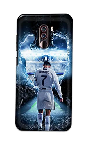 Image of Printed Hard Back Cover Case for Mi Poco F1 Back Cover (Footbal Legend) -702