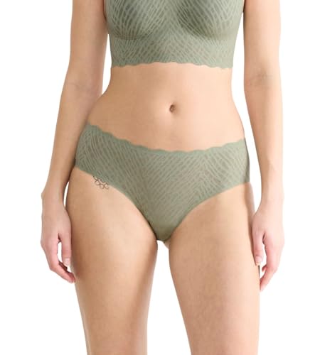 Sloggi Zero Feel Bliss Hipster Calzoncillos, Moss Green Old, M Mujeres