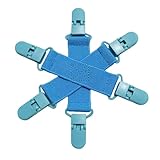 Generisch -Clips, Spannclip Für Spannbettlaken, Trockner, Elastischer Matratzenglätter Mit 6 Clips, Wiederverwendbare Bettwäsche-Halterungsgurte, Mehrzweck-Matratzen-Spannbetthalter Für Kissenbezüge