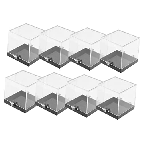 AOKWAWALIY Paquete de 8 cajas de almacenamiento transparentes par...