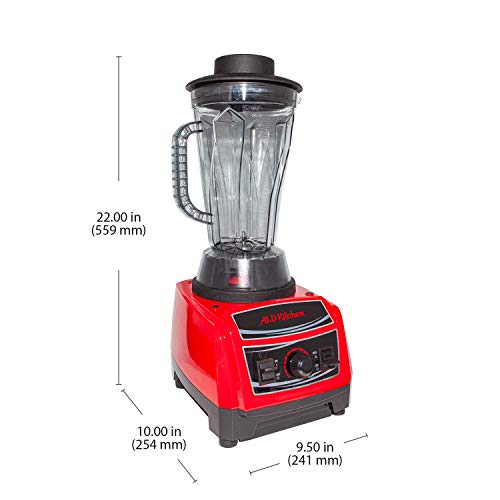 ALDKitchen Countertop Commercial Blender | 91 Oz (2.7L) | Smoothies, Cocktails, etc | Portable Blender | 110V (91 Oz (2.7 L))