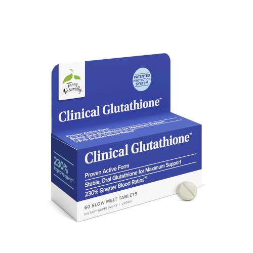 Terry Naturally Clinical Glutathione - Antioxidant & Liver - 60 Count