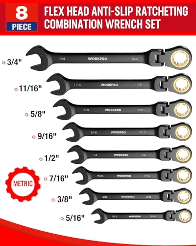 Workpro Ratcheting Combination Wrench Set thumb #4