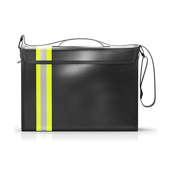 Feuerfeste Dokumententaschen, mit abnehmbarer Feuerschutztasche Wasserdichter Dokumentenhalter und Dokumententresor… – Bild 4