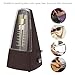 Precise Rhythm Mechanical Metronome with Bell, 40 to 208 Bpm Beat Selections for Piano, Guitar, Violin, Drums, Bass