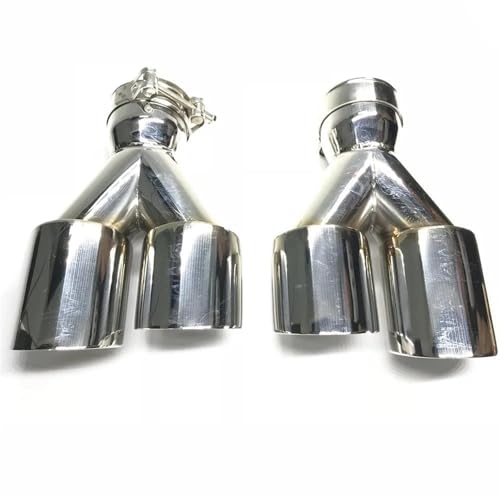 Tuyau d'échappement double acier inoxydable pour éliminer la rouille visible du silencieux auto