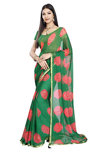 Image of RANI SAAHIBA Women's Bhagalpuri Art Silk Saree With Blouse Piece