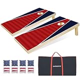 Solid Wood Cornhole Set, Cornhole Boards Games Set, 3x2ft Corn Holes Outdoor Game, Corn Hole Game Se