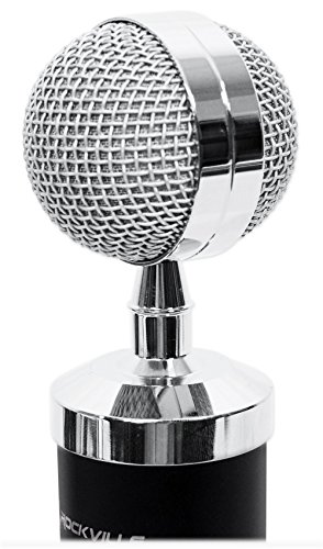 Rockville RCM03 Pro Studio Recording Kondensatormikrofon Mikrofon + Metallstoßhalterung – Bild 5