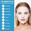Mascarilla Facial de Ácido Hialurónico IREV, Cuidado de la Piel, Mascarilla Hidratante para el Rostro, Mascarilla de Tela de Hidratación Profunda, Mascarilla Facial para Todo Tipo de Piel, Mascarilla Post-Solar, Mascarillas Hidratantes, Paquete de 10 para Piel Sensible, 10 Unidades (Paquete de 1) 4