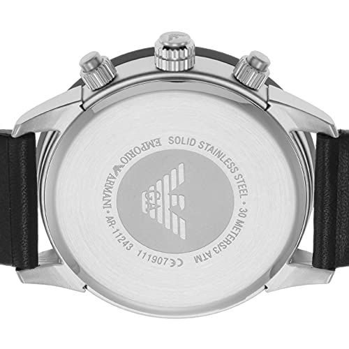 EMPORIOARMANI（エンポリオアルマーニ）『クロノグラフレザー（AR11243）』