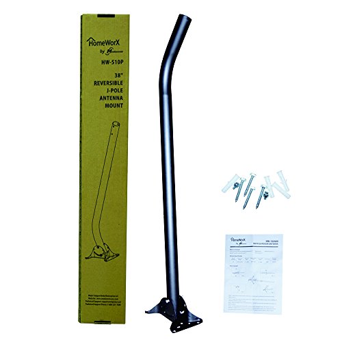 Mediasonic Outdoor Antenna Mounting Pole Adjustable Attic 38" Reversible J-Pole (HW-510P) - Thumbnail 4