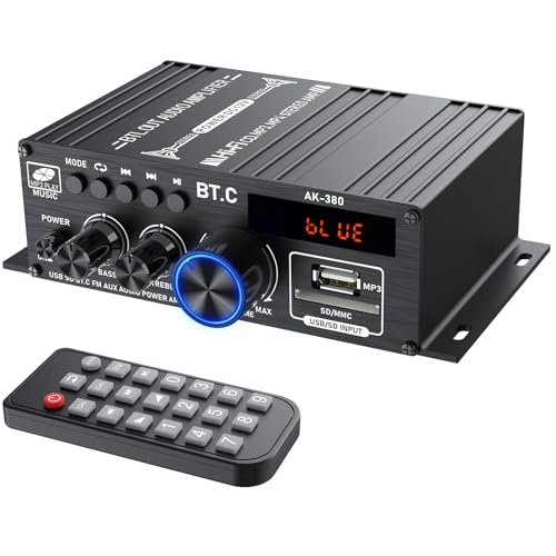 LiNKFOR Bluetooth 5.0 Stereo Audio Amplifier