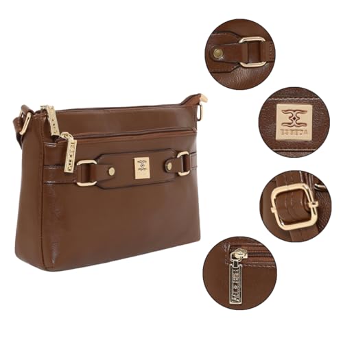 Image of ESBEDA Classic Structured Buckle Sling For Women | Ladies Purse | Slings For Casual Carry | Stylish Sling Bag | Gift Bag For Women