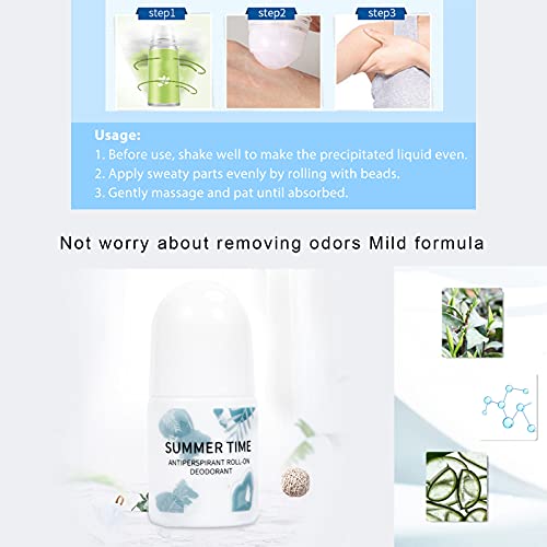 Deodorant Anti-transpirant Roll On, 30 Ml Roll-on Deodorant Draagbare Langdurige Vervagen Okselgeur Anti-transpirant… - Image 6