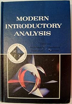 Modern introductory analysis (Houghton Mifflin modern mathematics series)