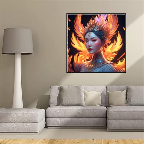 Diamond Painting grand format fée créez une décoration murale salon broderie 5D