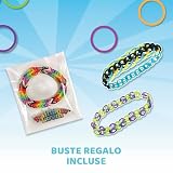 Rainbow Loom Bandai Loomi-Pal Mega Combo, urządzenie do tworzenia biżuterii, rękodzieło, do samodzielnego wykonania bransoletek, pakiety gumowych krosów, zestaw dla chłopców i dziewcząt, akcesoria z