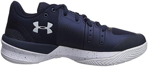 Under Armour Women's Block City Volleyball Shoe, Midnight Navy (410)/White, 6 | Image 5
