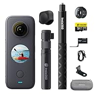 Insta360 ONEX2 Creator Kit - Fotocamera da 5,7K a 360 gradi con stabilizzazione, impermeabile IPX8,...