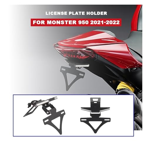 Support de Plaque d'immatriculation pour Ducati Monster 950 2021-2022 - 2