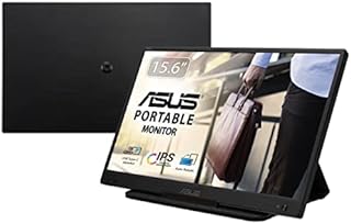 ASUS Zen Screen 15.6” 1080P Portable Monitor (MB166C) - Full HD, IPS, USB Type-C External Monitor, USB-Powered, Flicker Free, Anti-Glare Surface, Ultra Slim Travel Monitor For Laptop & Macbook