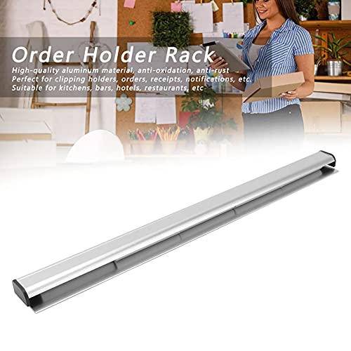 Quittungsorganizer, Aluminiumlegierung Scheckpapier Quittung Ticket Rack Hängeclip Halter Werkzeug Für Küche Restaurant Cafe Bar(30cm)