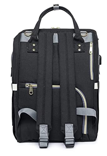 Bolsa Mochila Maternity Land Original Tradicional Com Usb+Bolsinha Porta Mamadeiras+Par de Ganchos (