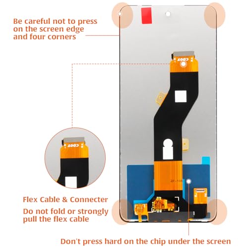 Numériseur Infinix Smart 8 - Assemblage écran tactile LCD de rechange 6,6" - 4