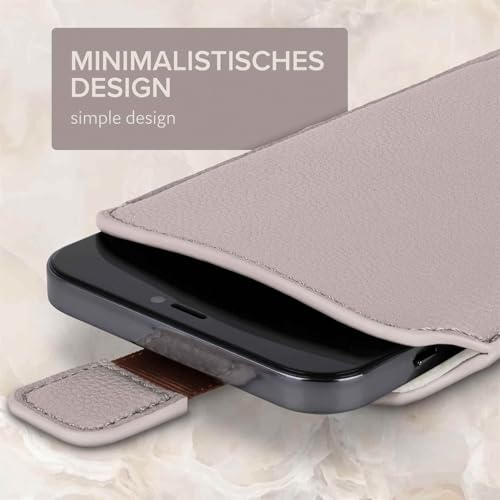 Étui en cuir synthétique ONEFLOW Liberty Case pour Google Pixel 10 Pro Fold - Gris clair - 5