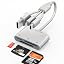 3in2 Memory Stick Pro Duo Adapter,white