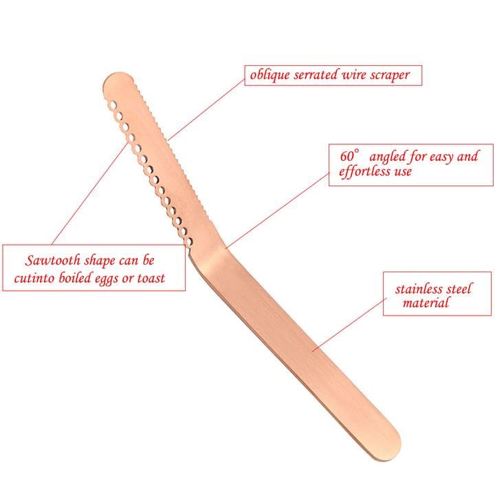 3 in1 Butter Knife Spreaders,Stainless Steel Butter Knives Curler for Bread Sandwich Smear Butter, Cheese,Peanut Butter, Jam, Kitchen Gadgets