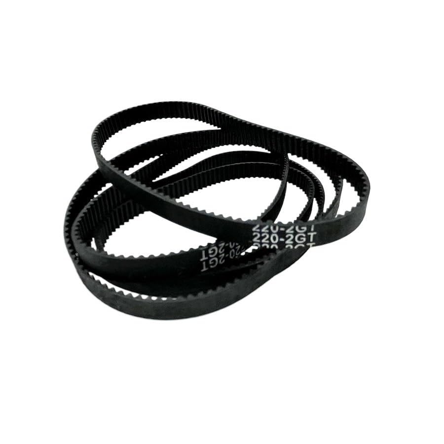 Courroie de transmission 2GT en caoutchouc haute densité 10mm x 260mm