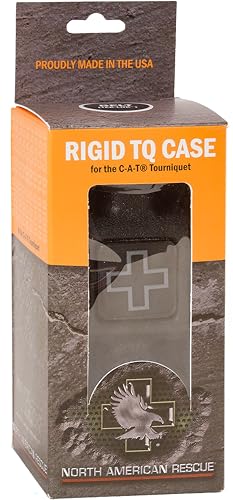 North American Rescue C-A-T Tourniquet Case GEN 7 (Black) NAR Rigid Compact Application CAT TQ Holder (80-0479) - Thumbnail 6