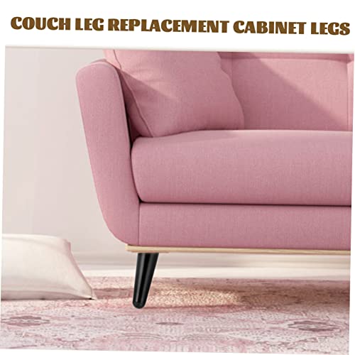Patas de mueble de metal para elevar tu sofá y limpiar el salón con comodidad 3