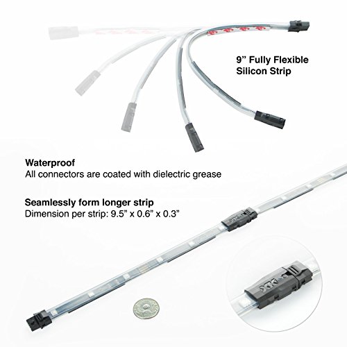 Tira de luces LED XKGlow KS-CAR-ADVANCE Kit miniatura 4