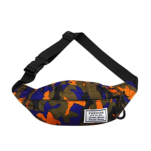 AIBEARTY Fashion Fanny Pack Small Checkered Waist Pack Belt Waist Bag Pack Pouch with Adjustable Strap for Sport Running,Camping,Trip