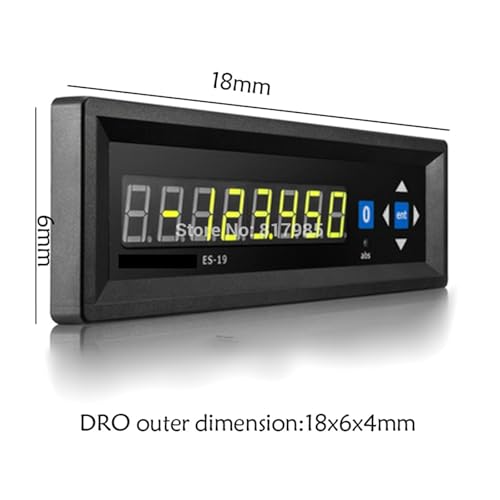 Linear Encoder Kit ES-19 Digital 1 Eje para Fresadora miniatura 3